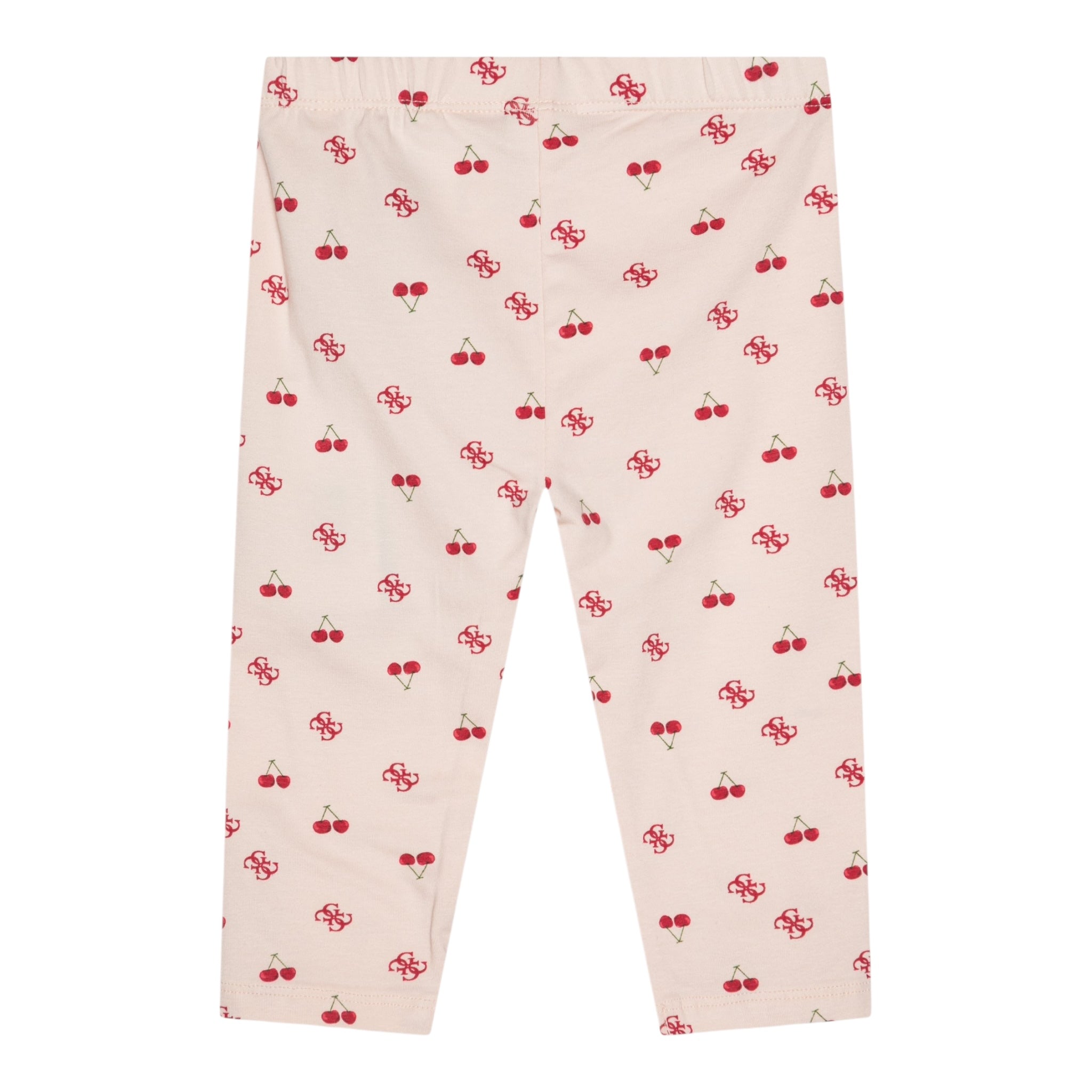 Guess Leggins Tinta Unita con Stampa per Neonata K5GB00J1314N ROSA GUESS 