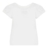 Guess T-Shirt Girocollo Tinta Unita con Stampa per Neonata K5GI01K6YW4XN BIANCO GUESS 