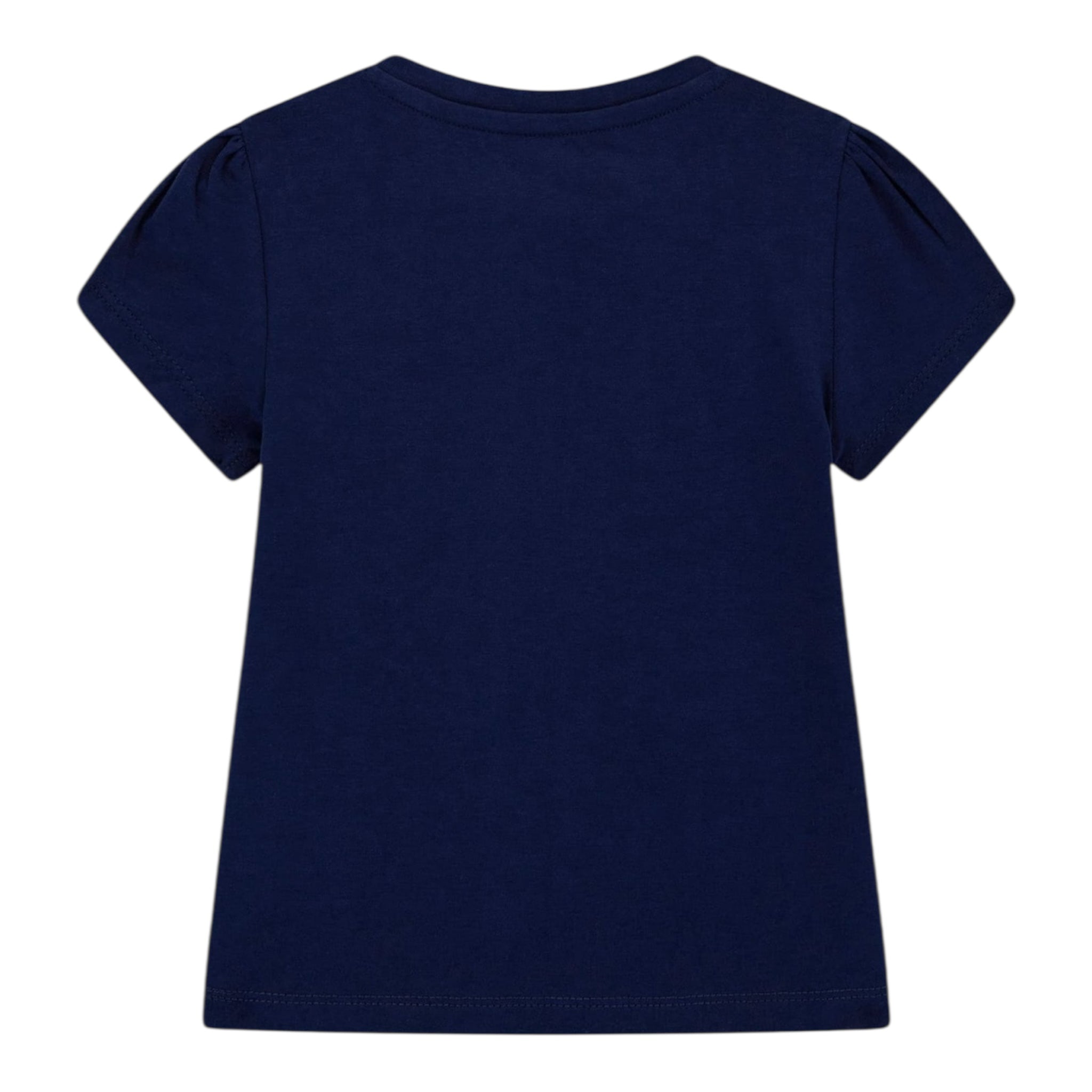 Guess T-Shirt Girocollo Tinta Unita con Stampa per Neonata K5GI03K6YW4 BLU GUESS 