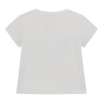 Guess T-Shirt Girocollo Tinta Unita con Stampa per Neonata K5GI08K6YW4 BIANCO GUESS 