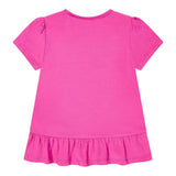 Guess T-Shirt Girocollo Tinta Unita con Logo per Neonata K5GI10K6YW4N FUXIA GUESS 