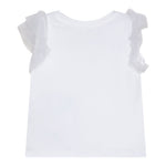 Guess T-Shirt Girocollo Tinta Unita con Logo per Neonata K5GI18K6YW4 BIANCO GUESS 