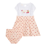 Guess Abito Mezza Manica Stampa Fantasia per Bambina K5GK01K6YW4X BIANCO GUESS 