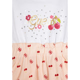 Guess Abito Mezza Manica Stampa Fantasia per Neonata K5GK01K6YW4XN BIANCO GUESS 