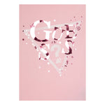 Guess T-Shirt Girocollo Tinta Unita con Logo per Neonata K5RI00K6YW4XX ROSA GUESS 