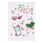 Guess T-Shirt Tinta Unita con Stampa per Neonata K5RI14K6YW4XX BIANCO GUESS 