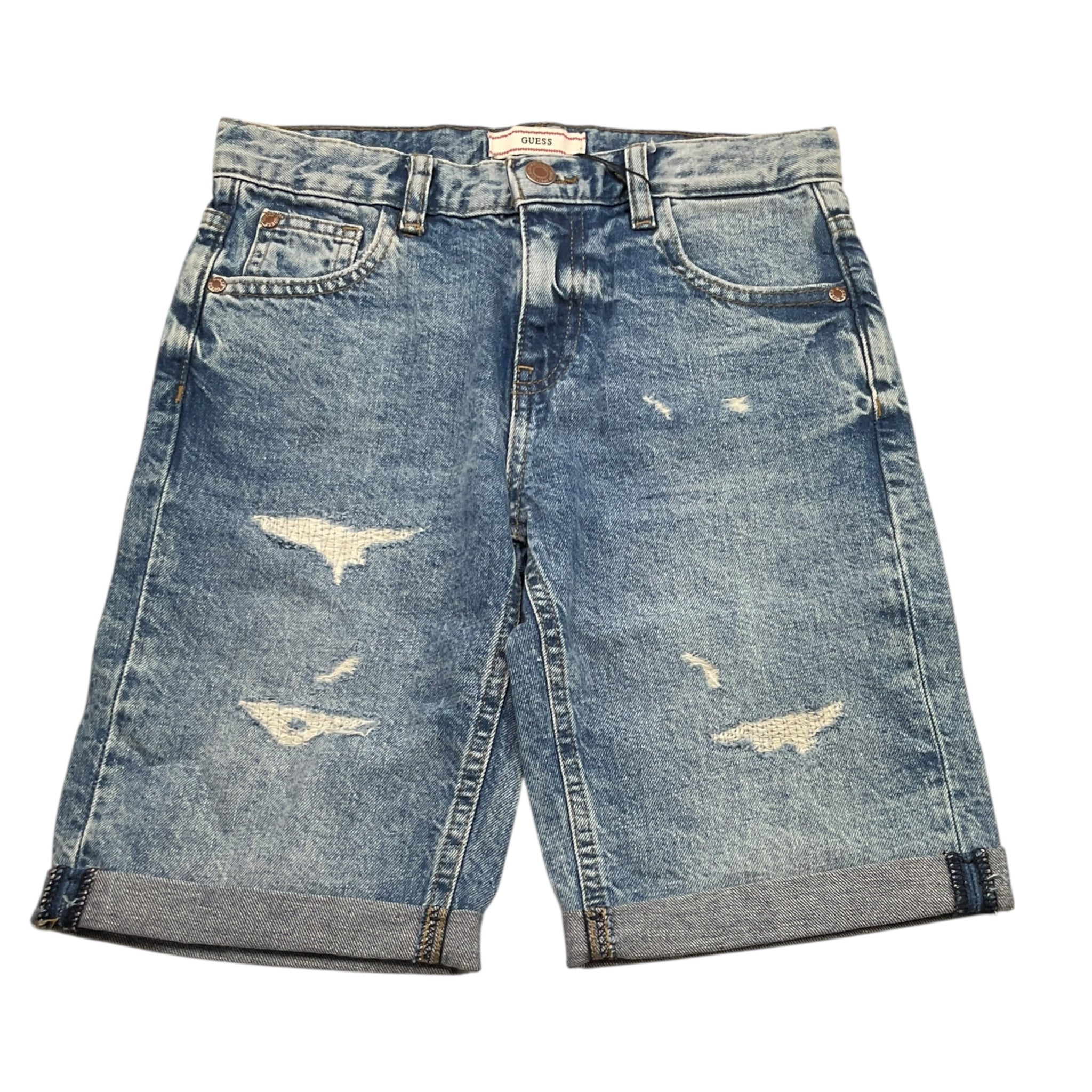 Guess Bermuda In Denim Tinta Unita  per Bambino L5GD00D41E0 AZZURRO GUESS 