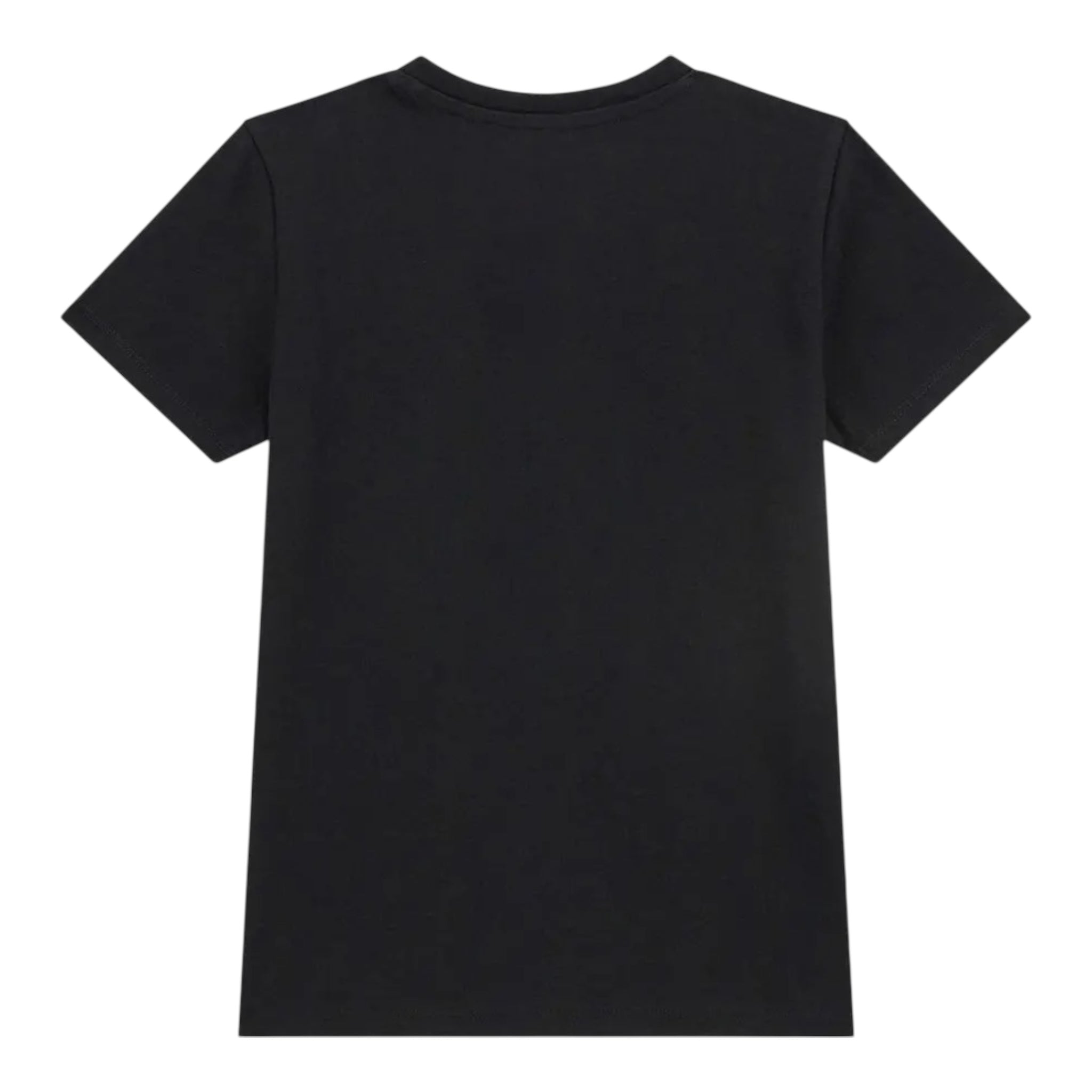 Guess T-Shirt Girocollo Tinta Unita con Stampa per Bambino L5RI02K8HM4 NERO GUESS 