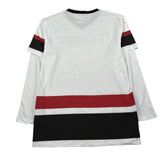 Guess Shirt Girocollo Tinta Unita con Stampa per Bambino L5RI10K8HM4 BIANCO GUESS 