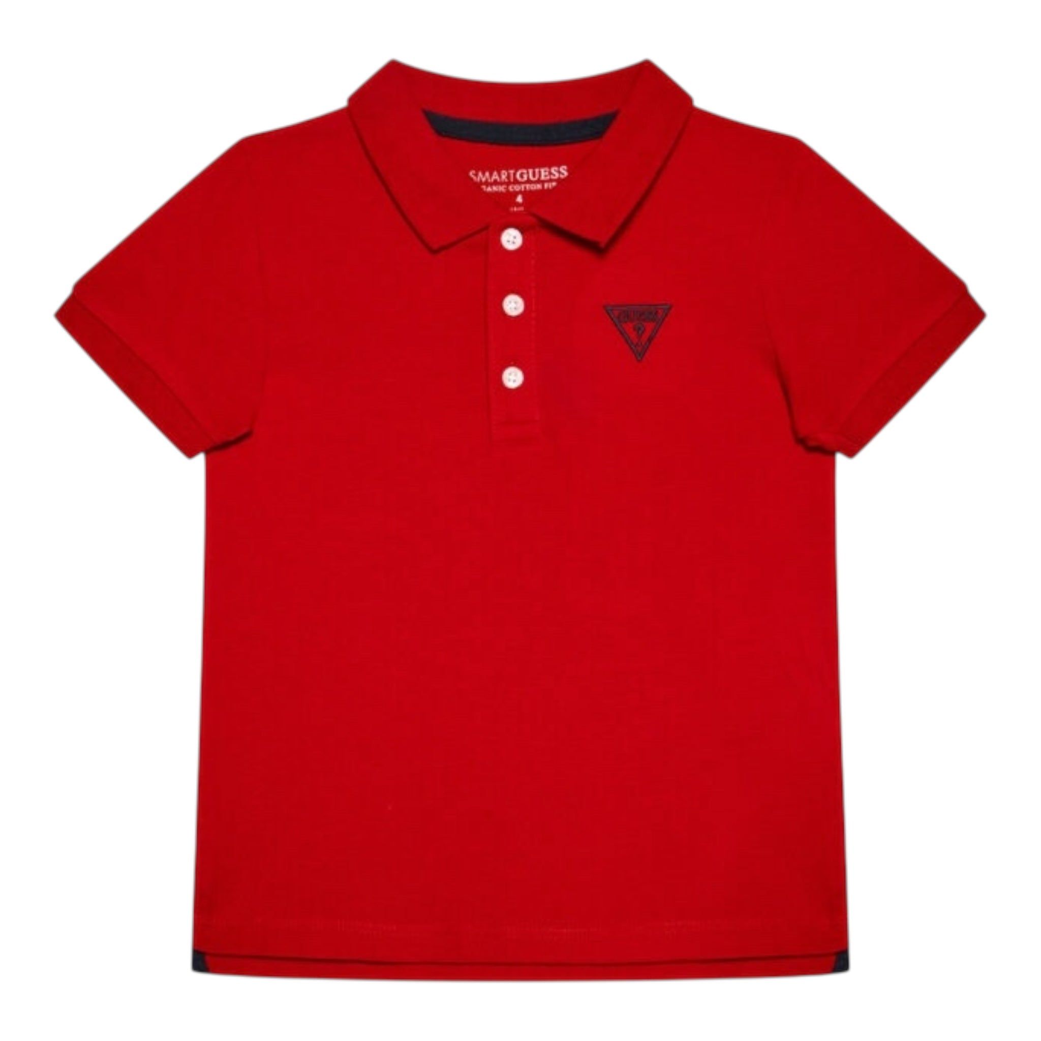 Guess Polo Tinta Unita Mezza Manica per Bambino L71P21K5DS0 ROSSO GUESS 