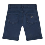 Guess Bermuda Tinta Unita con Girovita Regolabile per Neonato N1RD03WE620N BLU GUESS 