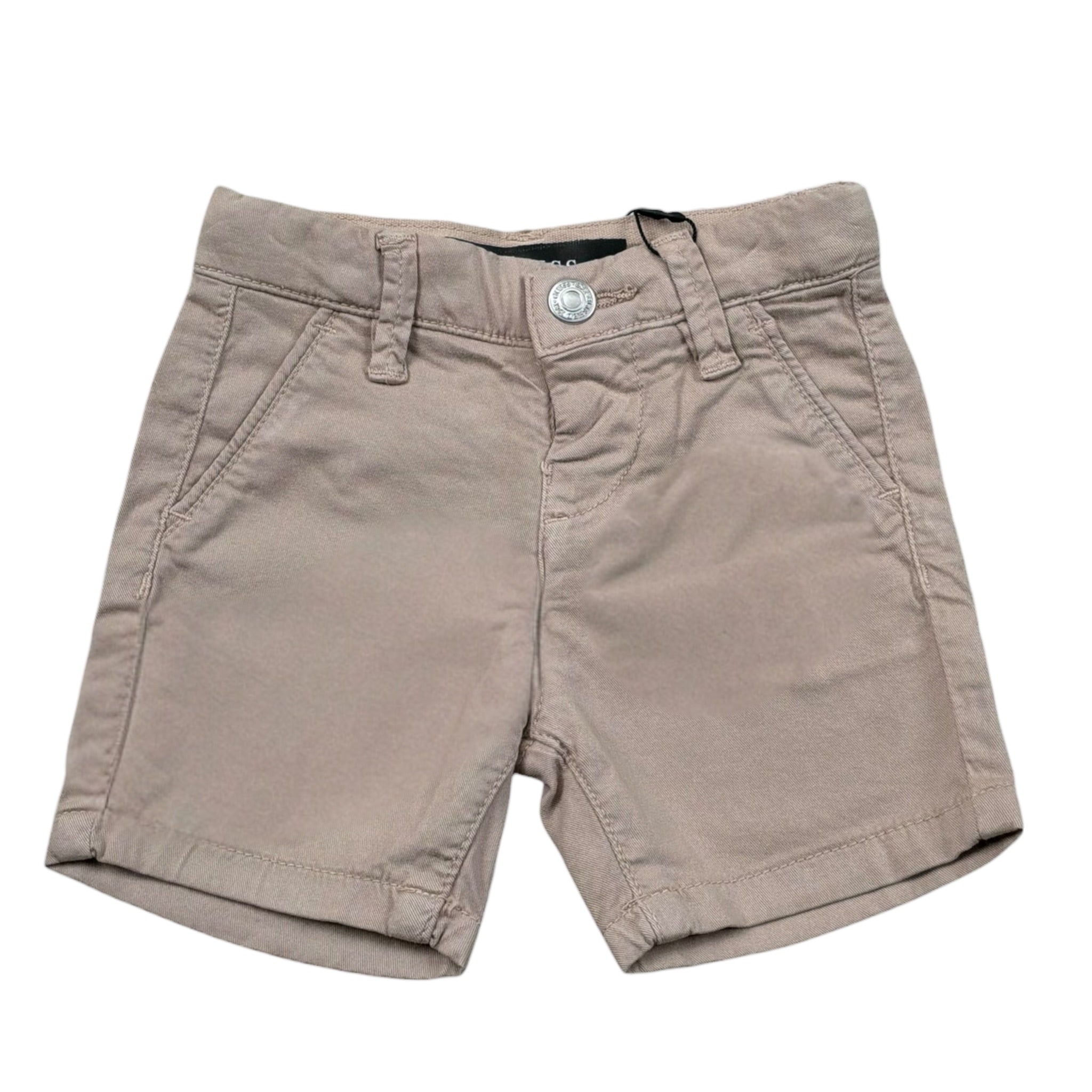 Guess Bermuda Tinta Unita con Girovita Regolabile per Neonato N3GD11WFBY3NX BEIGE GUESS 