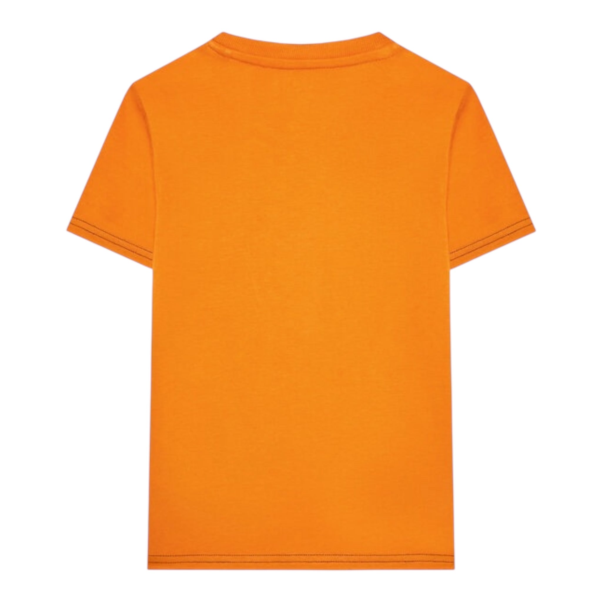 Guess T-Shirt Tinta Unita con Stampa per Neonato N3GI00K8HM0 ARANCIONE GUESS 