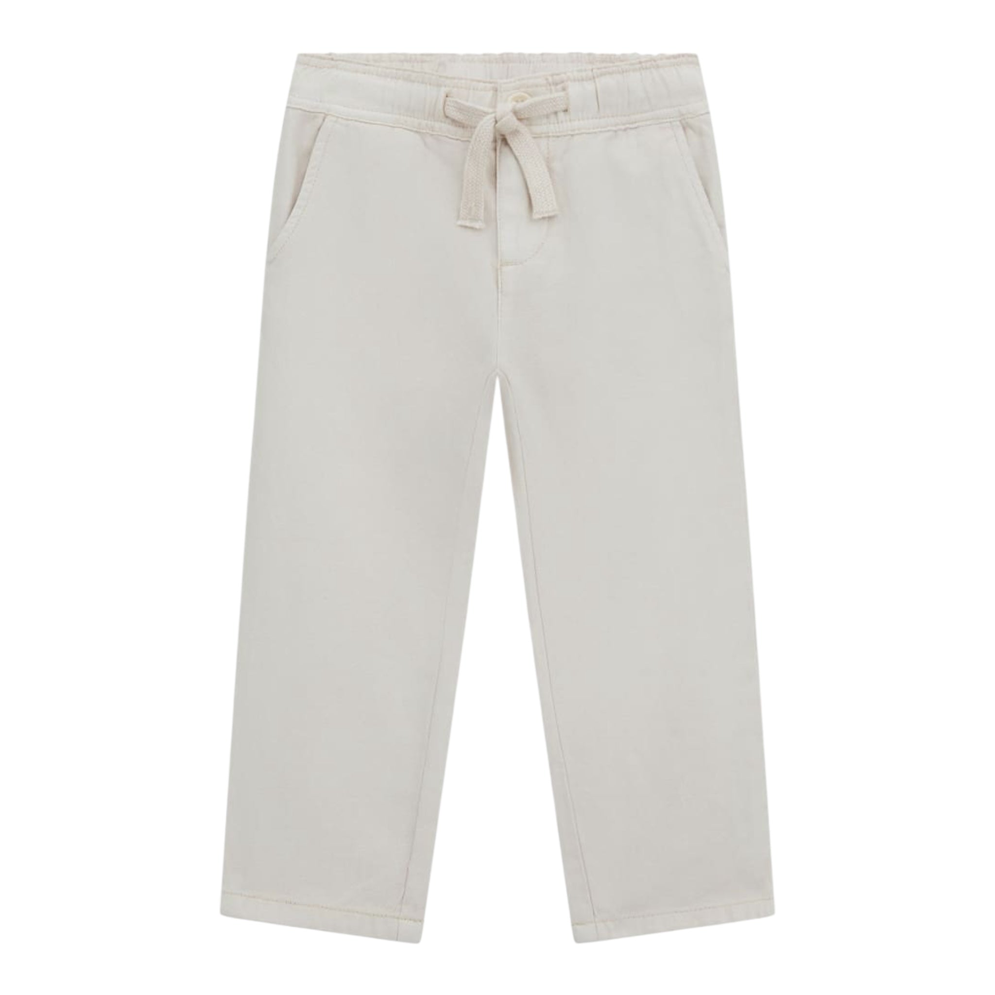 Guess Pantalone Tinta Unita con Elastico In Vita per Bambino N5GB05WHAR0 BEIGE GUESS 