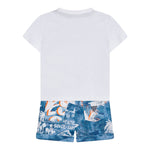 Guess Completo 2 Pezzi Tinta Unita T-Shirt-Bermuda per Bambino N5GG13K8HM4 BIANCO GUESS 