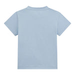 Guess T-Shirt Tinta Unita con Stampa per Neonato N5GI00K8HM4N AZZURRO GUESS 