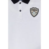 Guess Polo Mezza Manica Tinta Unita per Neonato N5GP02KADZ4 BIANCO GUESS 