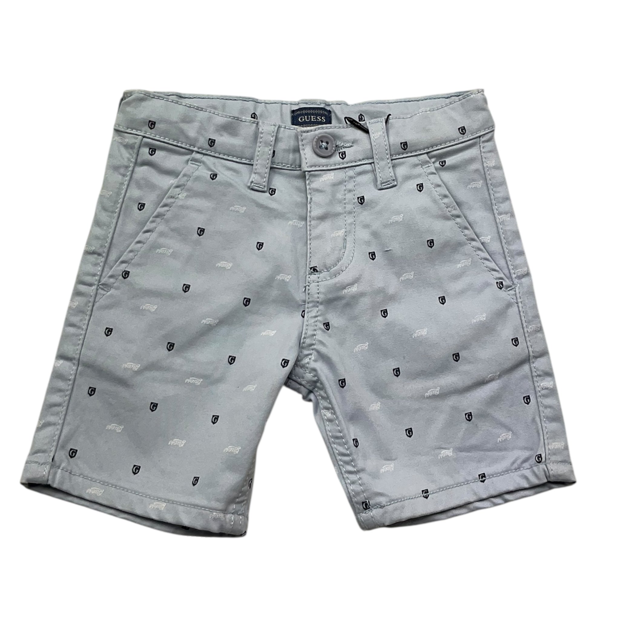 Guess Bermuda Tinta Unita con Girovita Regolabile per Neonato N5RD04WFPMAN AZZURRO GUESS 
