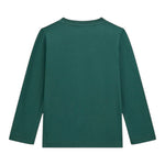 Guess Shirt Girocollo Tinta Unita con Stampa per Neonato N5RI01K8HM4 VERDE GUESS 