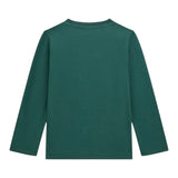 Guess Shirt Girocollo Tinta Unita con Stampa per Neonato N5RI01K8HM4 VERDE GUESS 