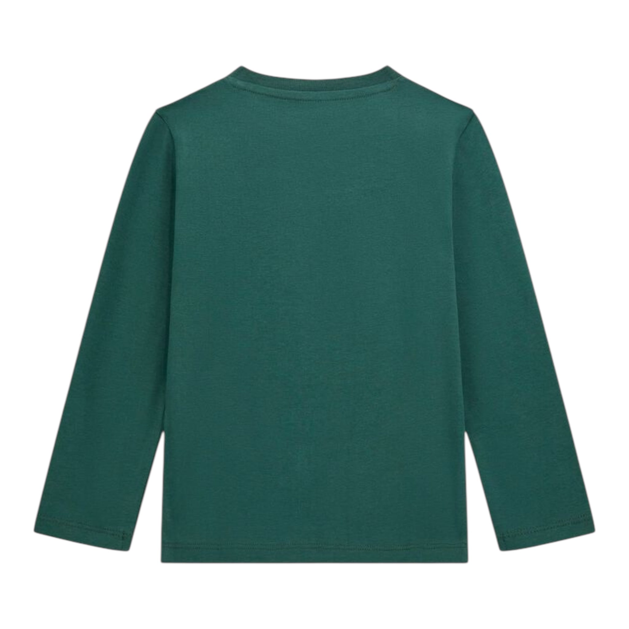 Guess Shirt Girocollo Tinta Unita con Stampa per Neonato N5RI01K8HM4 VERDE GUESS 