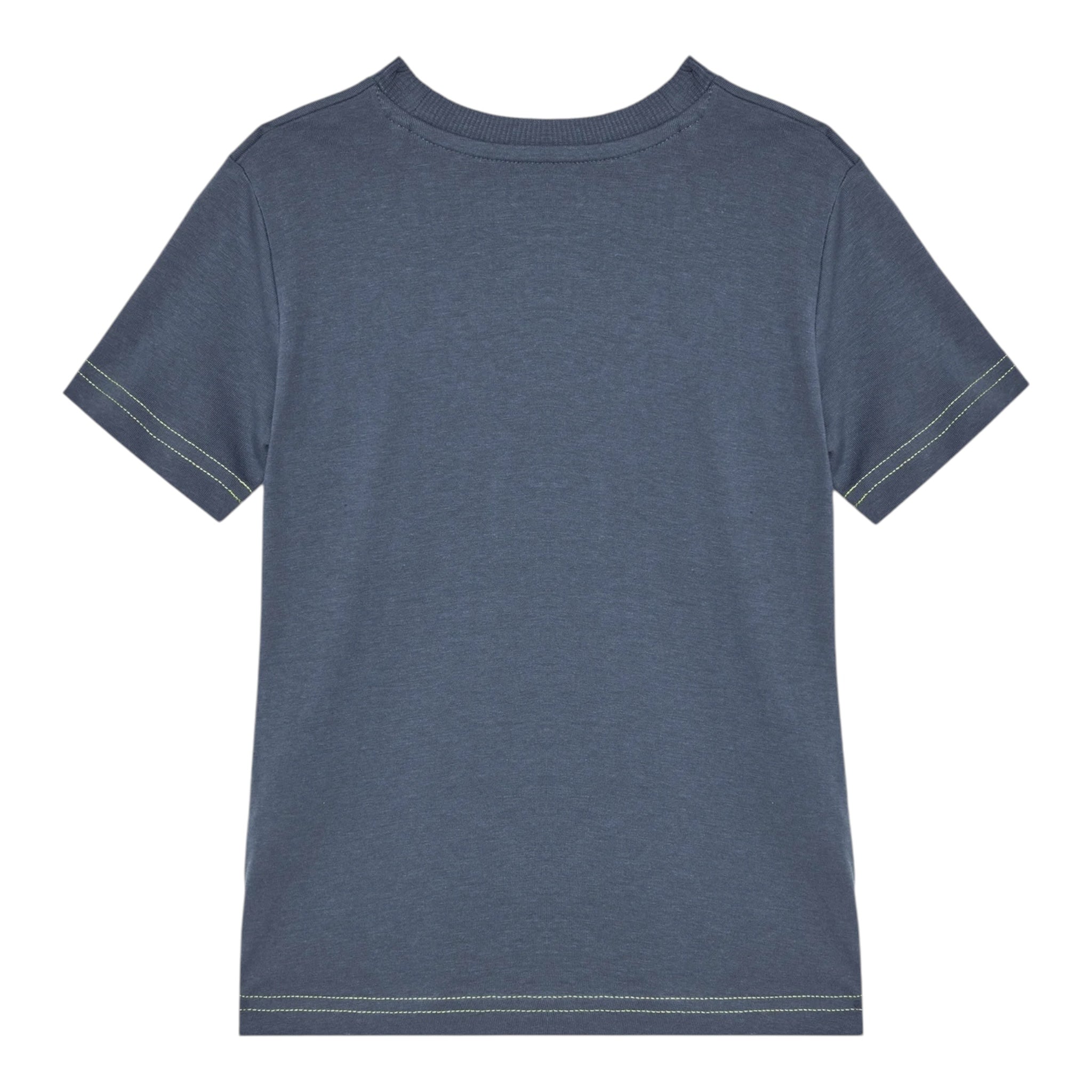 Guess T-Shirt Girocollo Tinta Unita con Stampa per Bambino N5RI15K8HM4JX BLU GUESS 