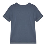 Guess T-Shirt Girocollo Tinta Unita con Stampa per Neonato N5RI15K8HM4X BLU GUESS 
