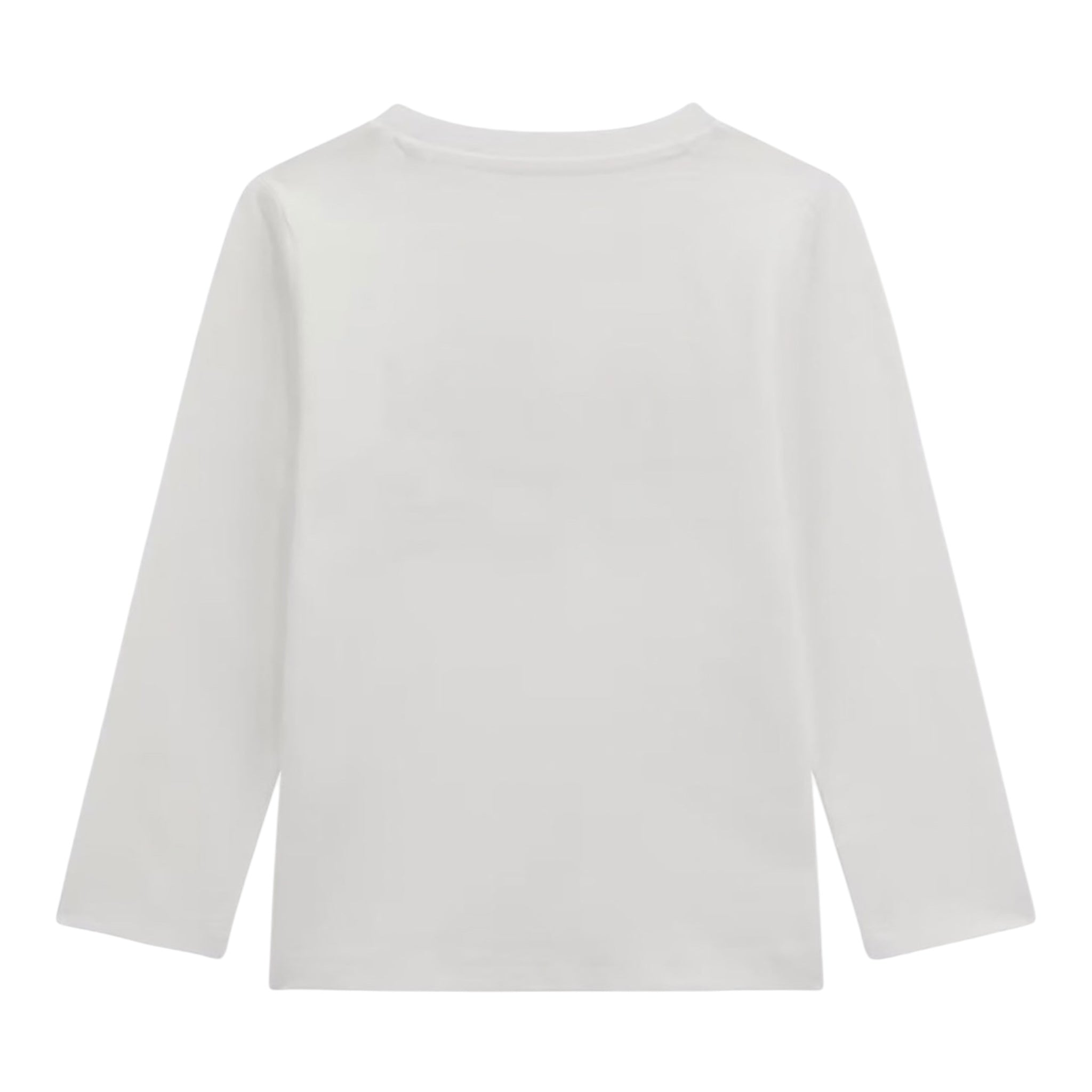 Guess Shirt Girocollo Tinta Unita con Logo per Neonato N5RI17K8HM4X BIANCO GUESS 