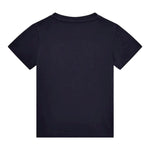 Guess T-Shirt Girocollo Tinta Unita con Stampe per Neonato N5RI23K8HM4NX BLU GUESS 