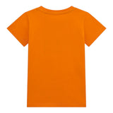 Guess T-Shirt Girocollo Tinta Unita con Stampa per Neonato N5RI25K8HM4N ARANCIONE GUESS 