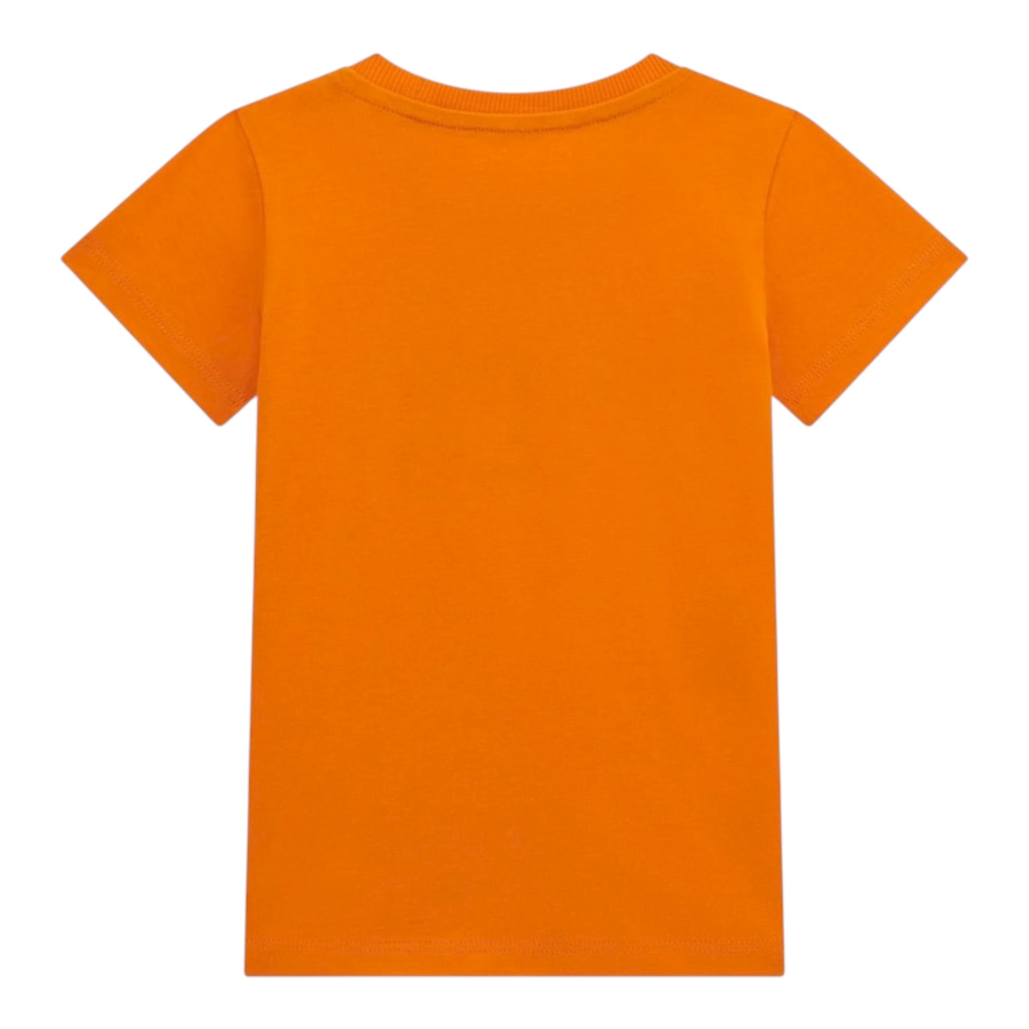 Guess T-Shirt Girocollo Tinta Unita con Stampa per Neonato N5RI25K8HM4N ARANCIONE GUESS 