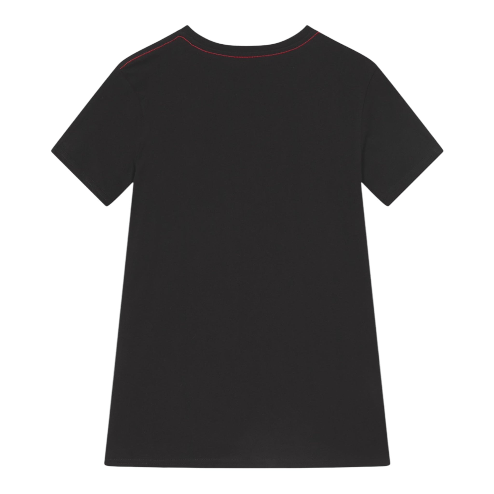 Guess T-Shirt Girocollo Tinta Unita con Stampa per Bambino N73I55K5M20 NERO GUESS 