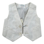 Gugu Gaga Gilet Tinta Unita Fantasia A Righe per Neonato GM3002T PANNA GUGU GAGA 
