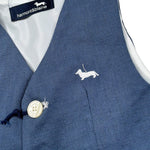 Harmont & Blaine Gilet Tinta Unita con Logo per Neonato JLK002N BLU HARMONT & BLAINE 