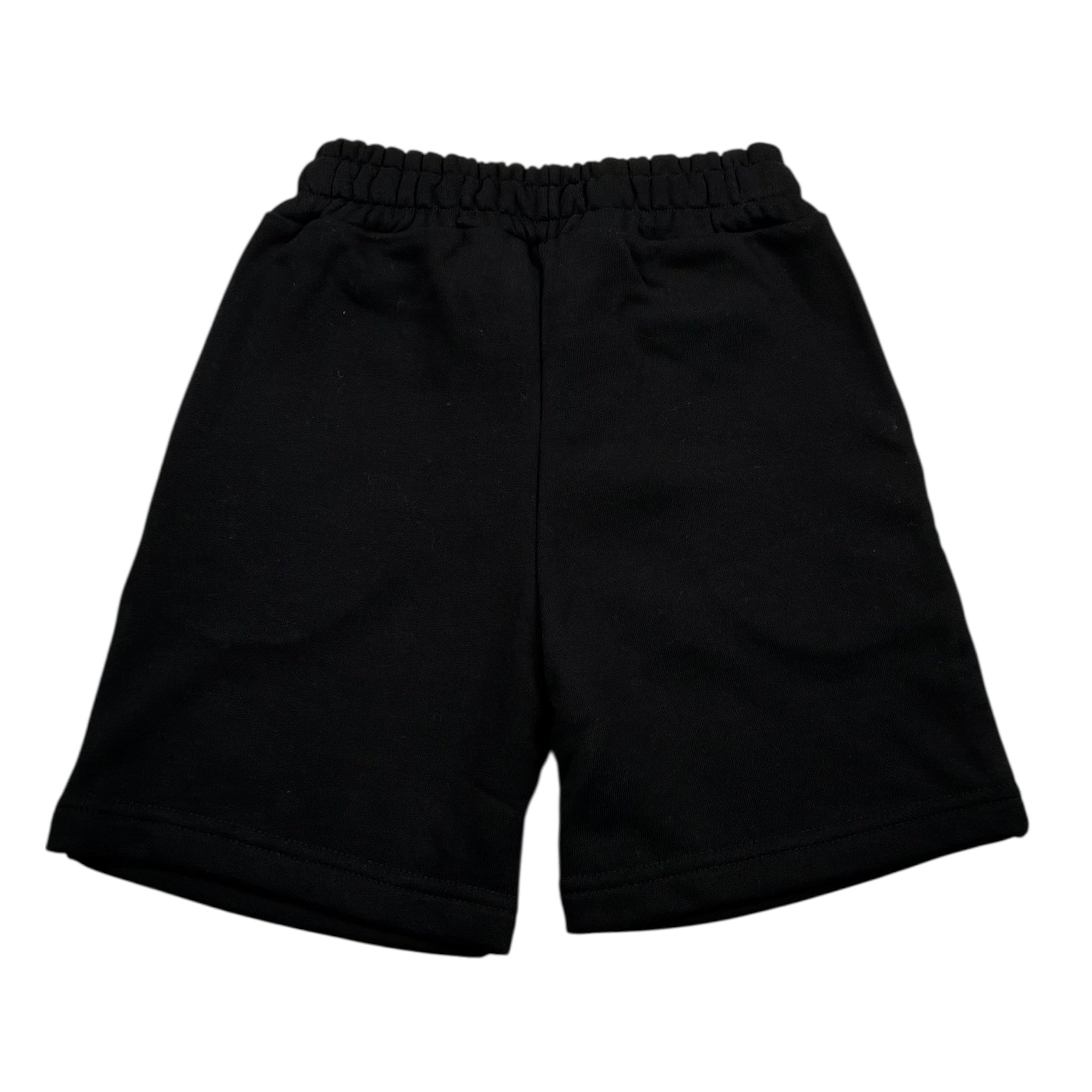 Hinnominate Bermuda Tuta Tinta Unita con Logo per Bambino 3636SF00011 NERO HINNOMINATE 