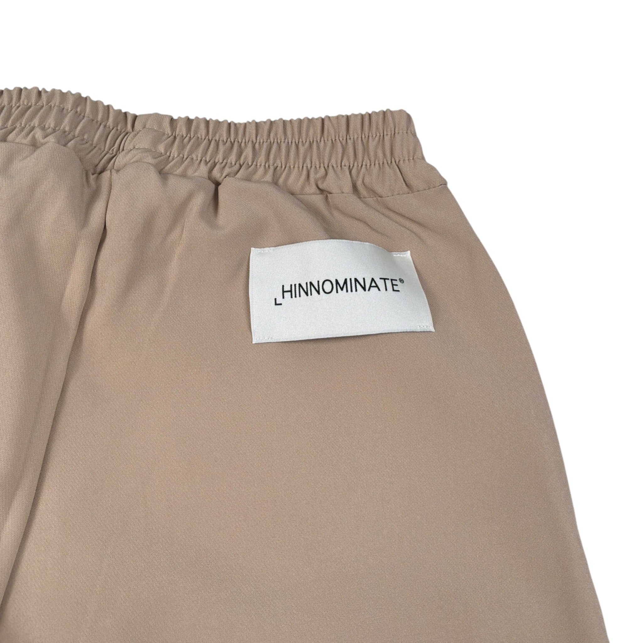Hinnominate Pantalone tinta unita con Elastico In Vita Beige per Bambina 3641P0283 BEIGE HINNOMINATE 