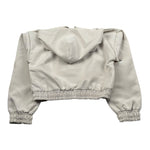 Hinnominate Felpa Tinta Unita Con Zip E Cappuccio Beige Per Bambina 3645FY00067 BEIGE HINNOMINATE 