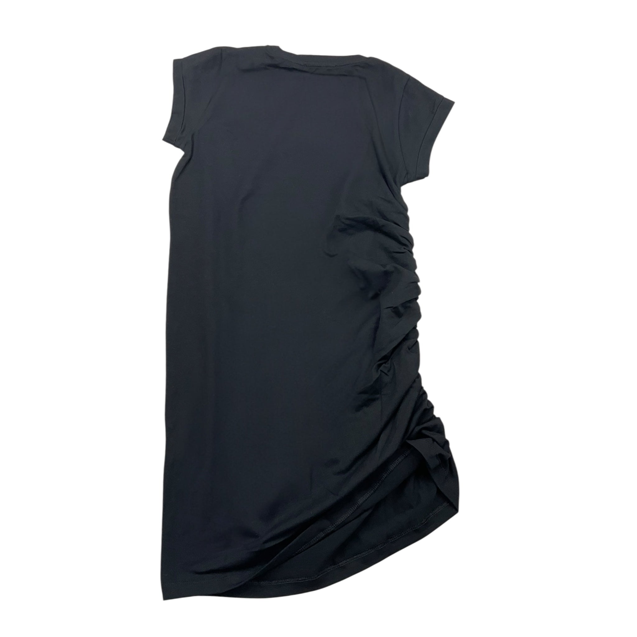 Hinnominate Abito Mezza Manica Tinta Unita con Arricci per Bambina 3646V00184 NERO HINNOMINATE 