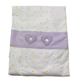 I Delfi Coperta Bicolore con Applicazioni per Neonata 25P5065 BIANCO I DELFI 