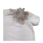 I Delfi Completo 2 Pezzi T-Shirt-Gonna per Neonata 25P5195 BIANCO/ROSA I DELFI 