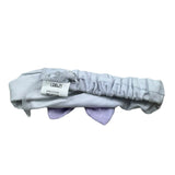 I Delfi Fascia Capelli Tinta Unita con Fiocco per Neonata 25P5477 BIANCO I DELFI 