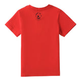 I Do T-Shirt Girocollo Tinta Unita con Stampa per Bambino 4B456 ROSSO I DO 