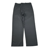 I'M Brian Pantalone tinta unita con Fantasia A Righe Nero per Bambino PA2219J NERO I'M BRIAN 