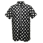 I'M Brian Camicia tinta unita con Fantasia Pois Nero per Bambino PA2844J NERO I'M BRIAN 