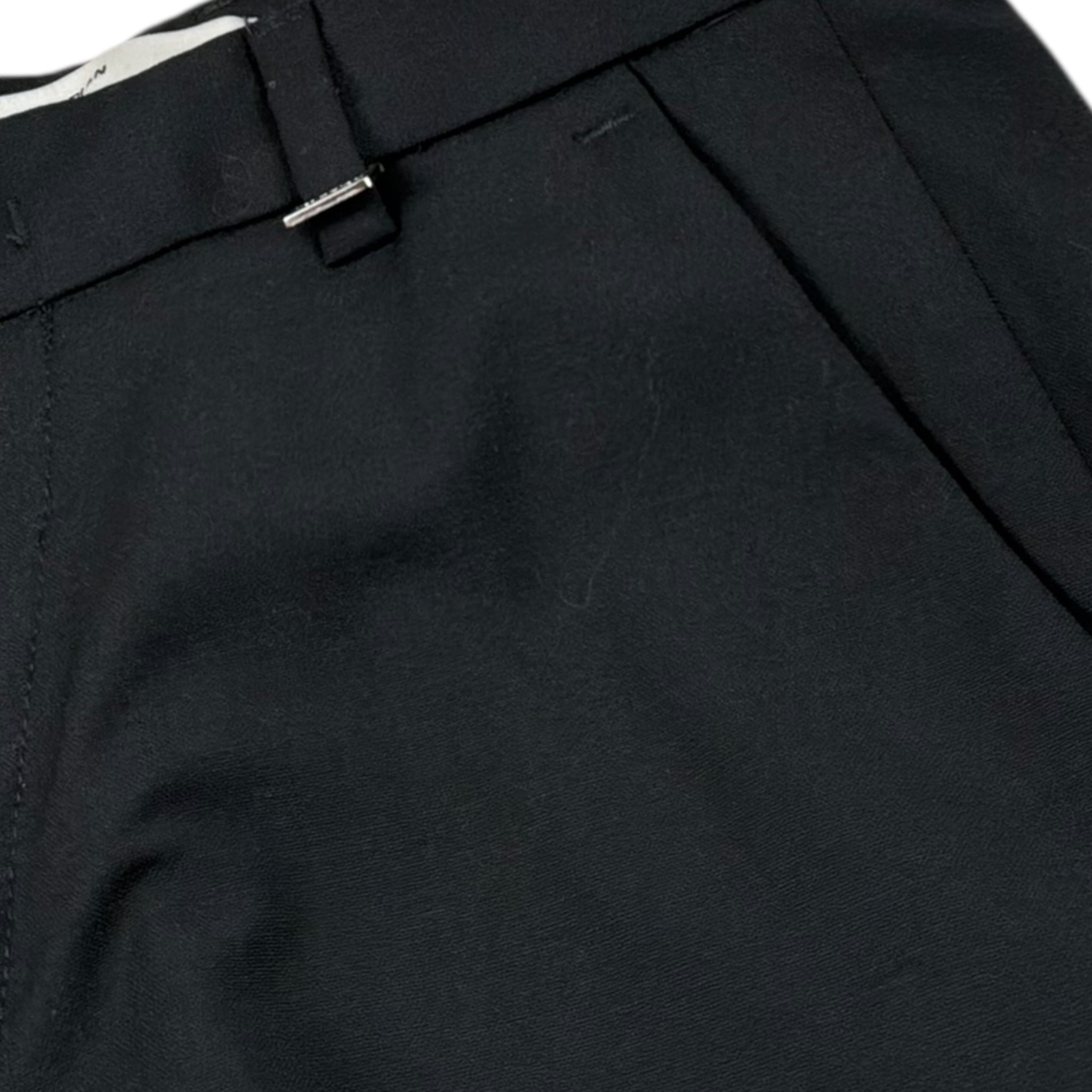 I'M Brian Pantalone Tinta Unita con Elastico In Vita per Bambino PA3234J NERO I'M BRIAN 