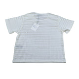 I'M Brian T-Shirt Tinta Unita Traforata per Bambino TS3336J PANNA I'M BRIAN 