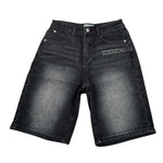 Iceberg Bermuda In Denim Tinta Unita per Bambino BMICE5102J NERO ICEBERG 