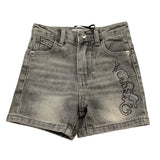 Iceberg Bermuda Tinta Unita In Denim con Girovita Regolabile per Neonato BMICE5108B GRIGIO ICEBERG 