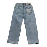 Iceberg Jeans Tinta Unita con Elastico In Vita per Neonato PTICE5157B AZZURRO ICEBERG 