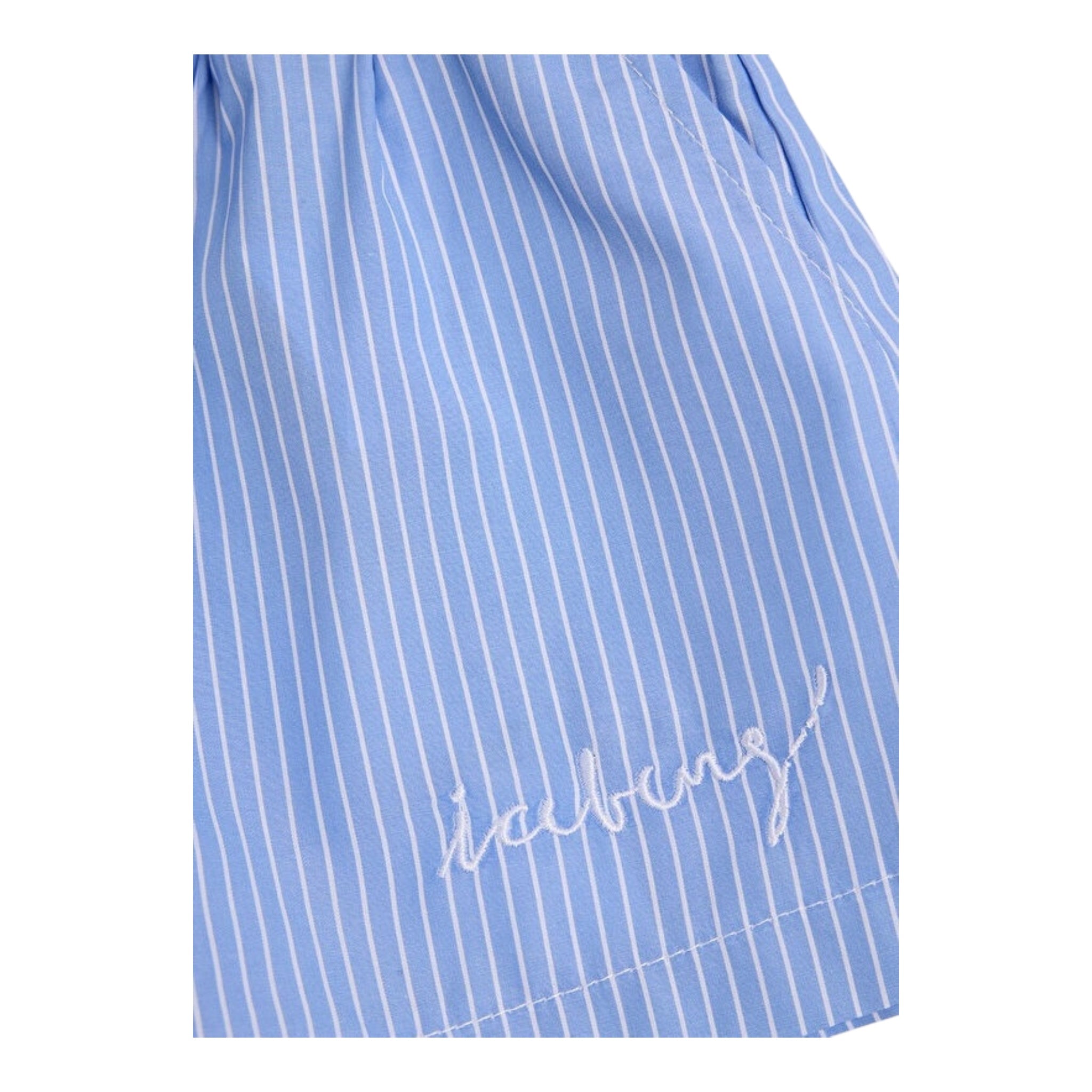 Iceberg Short Tinta Unita con Fantasia A Righe per Neonata SHICE5161BN AZZURRO ICEBERG 
